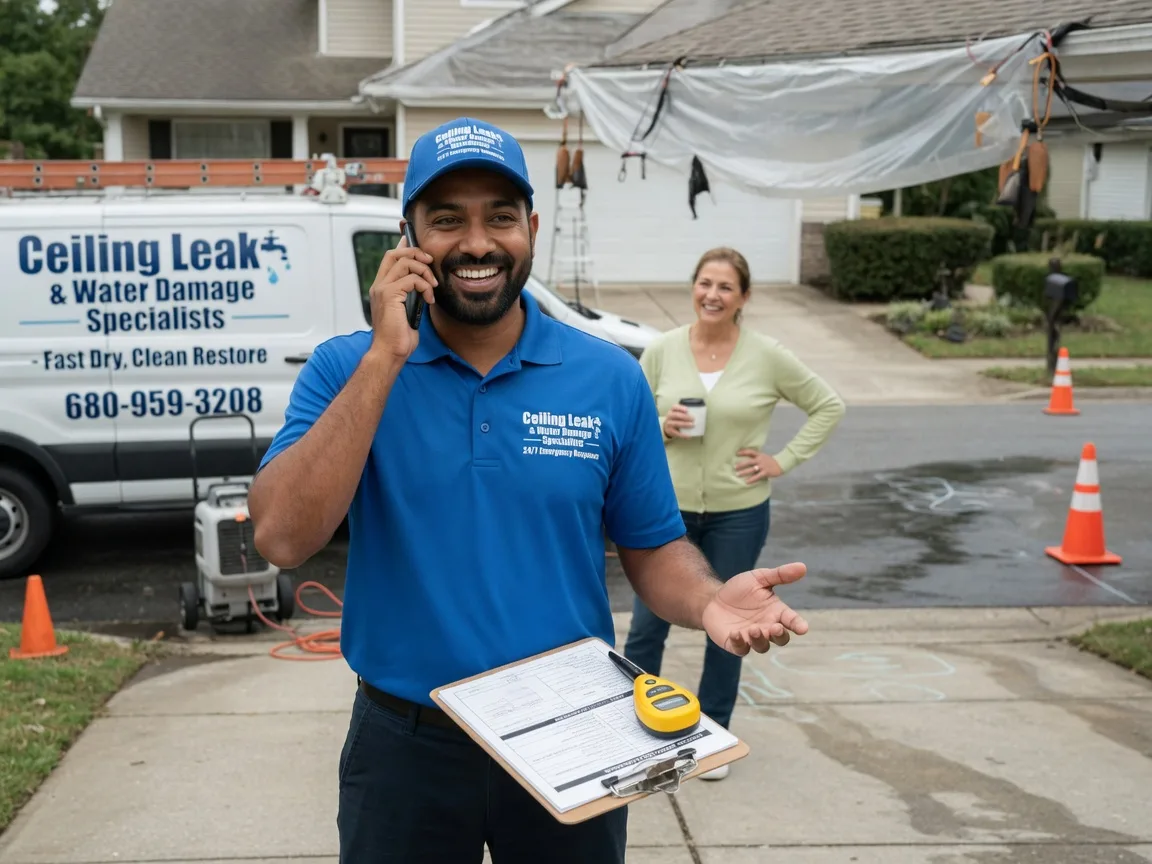 Ceiling Leak Cleanup Bellaire, TX FAQs